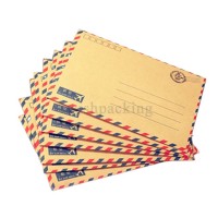 Regular standard yellow natural brown kraft paper envelope