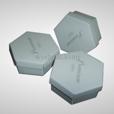 Hexagnal 6 faces Corrugated flute carton box